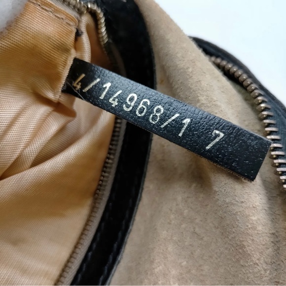 FENDI FF LOGO AUTHENTIC TOTE BAG ZIPPER TOP BIG ZUCCA PURSE GREAT CONDITION! - Picture 8 of 9